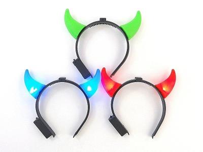 Opakowanie Opaska rogi diabełka świecące MIX