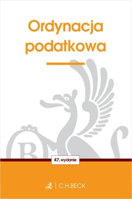 Okładka książki Ordynacja podatkowa wyd. 47