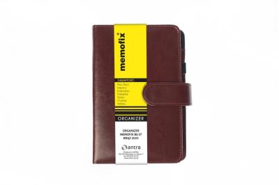 Organizer Memofix 2026 B6 ST/SA brąz. Wydawca: Antra. SmakLiter.pl Opakowanie Organizer Memofix 2026 B6 ST/SA brąz