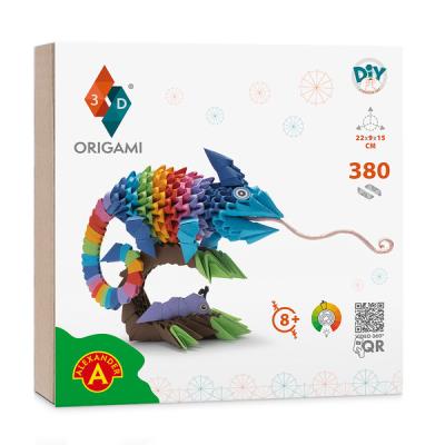 Opakowanie Origami 3D Kameleon