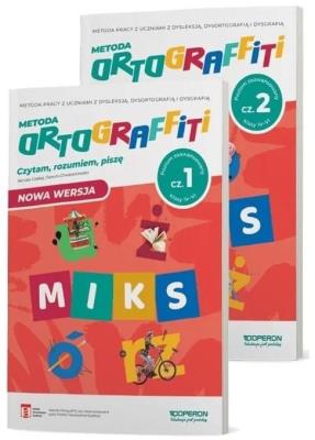 Okładka książki Ortograffiti Miks zaawansowany cz.1-2 kl.4-6