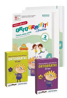Okładka książki Ortograffiti z Bratkiem 2. Wersja 45 minut