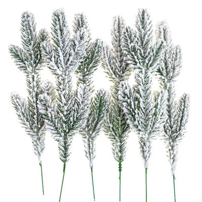 Opakowanie Ośnieżone gałązki sosny 25cm 6szt