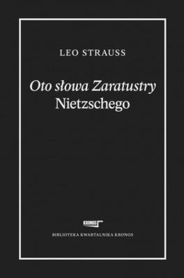 Okładka książki Oto słowa Zaratustry Nietzschego