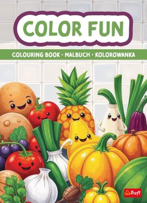 Okładka książki Owoce i warzywa. Kolorowanka. Malbuch. Colouring book