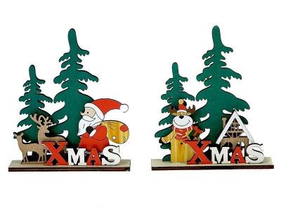 Opakowanie Ozdoba świąteczna drewniana MIX