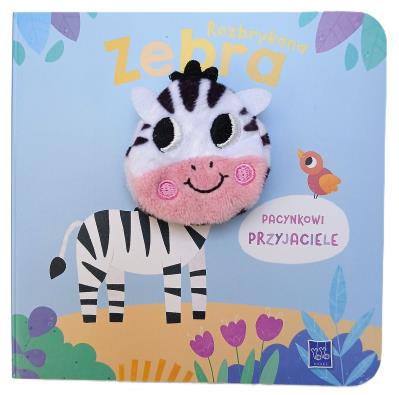 Okładka książki Pacynkowi przyjaciele. Rozbrykana zebra