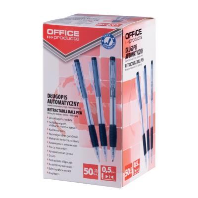 Paczka Długopis automatyczny Office Products 0,7mm czarny 50 sztuk. Wydawca: Office Products. SmakLiter.pl Opakowanie Paczka Długopis automatyczny Office Products 0,7mm czarny 50 sztuk