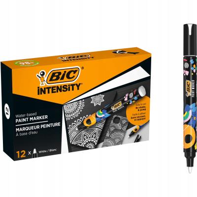 Paczka Marker akrylowy BIC Intensity Classic Paint biały 12szt.. Wydawca: Bic. SmakLiter.pl Opakowanie Paczka Marker akrylowy BIC Intensity Classic Paint biały 12szt.