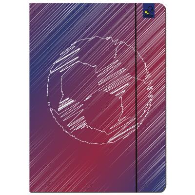 Paczka Teczka A4 z gumką Piłka bordo 5 sztuk. Wydawca: EV-Corp. SmakLiter.pl Opakowanie Paczka Teczka A4 z gumką Piłka bordo 5 sztuk