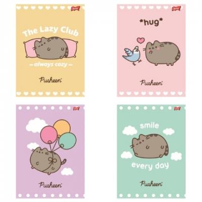 Paczka Zeszyt A5 32k.linia okładka laminowana Pusheen 15 sztuk. Wydawca: ST-MAJEWSKI. SmakLiter.pl Opakowanie Paczka Zeszyt A5 32k.linia okładka laminowana Pusheen 15 sztuk