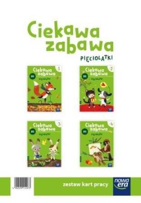 Okładka książki Pakiet: Ciekawa zabawa. 5-latki. Zestaw kart pracy