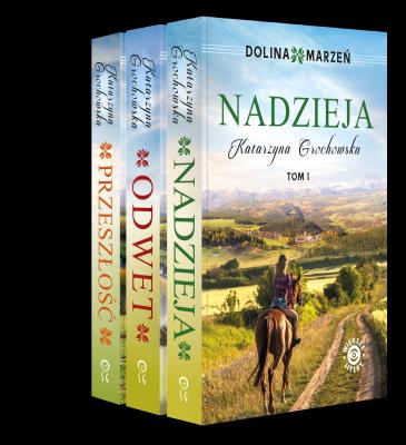 Pakiet. Dolina marzeń tom 1-3. Autor: Grochowska Katarzyna. SmakLiter.pl Okładka książki Pakiet. Dolina marzeń tom 1-3