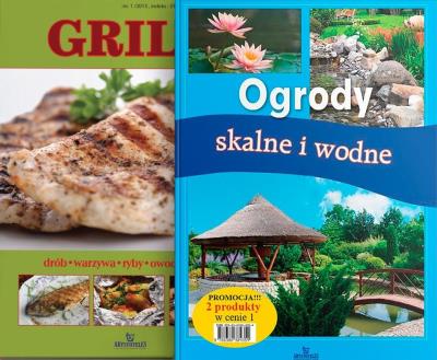 Okładka książki Pakiet: Grill + Ogrody skalne i wodne