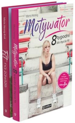 Pakiet Marta Hennig: Motywator/ Fit na zawsze. Autor: Marta Hennig. SmakLiter.pl Okładka książki Pakiet Marta Hennig: Motywator/ Fit na zawsze