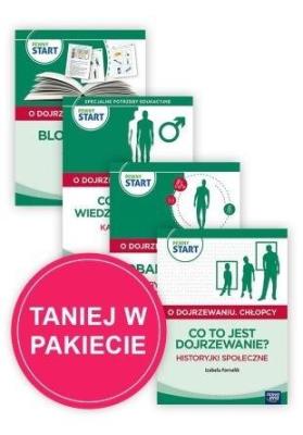 Okładka książki Pakiet: Pewny start. O dojrzewaniu. Chłopcy