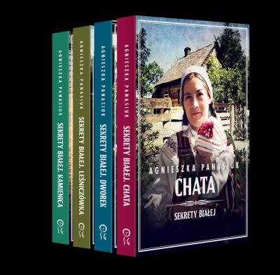 Pakiet. Sekrety Białej tom 1-4. Autor: Panasiuk Agnieszka. SmakLiter.pl Okładka książki Pakiet. Sekrety Białej tom 1-4