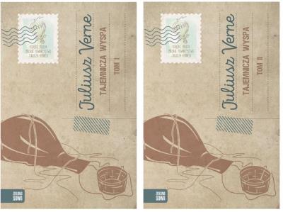 Pakiet: Tajemnicza wyspa T.1-2. Autor: Juliusz Verne. SmakLiter.pl Okładka książki Pakiet: Tajemnicza wyspa T.1-2