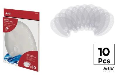 Opakowanie Paleta malarska jednorazowa 10szt