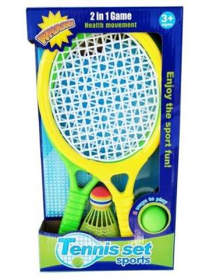 Paletki z piłką i lotką. Wydawca: Cabo-Toys. SmakLiter.pl Opakowanie Paletki z piłką i lotką