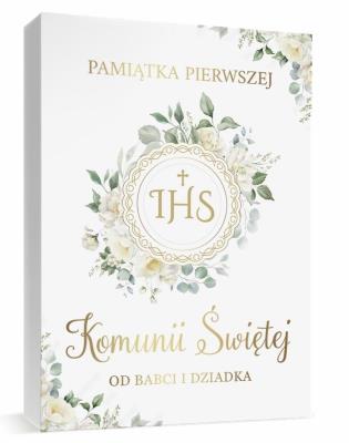 Opakowanie Pamiątka Komunia pudełko A4 + książka