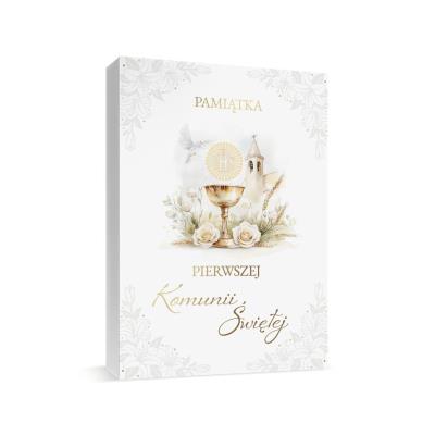 Opakowanie Pamiątka Komunia pudełko A4 + książka