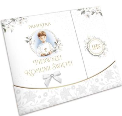 Opakowanie Pamiątka książeczka Komunia A4 tryptyk