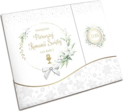 Opakowanie Pamiątka książeczka Komunia A4 tryptyk