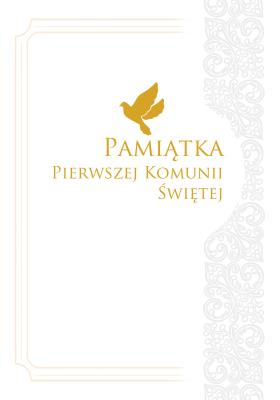 Okładka książki Pamiątka Pierwszej Komunii Świętej A4 - uszkodzone
