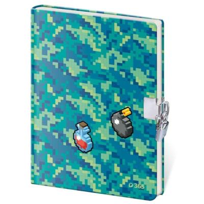 Opakowanie Pamiętnik B6/60K gładki Pixel Quest HELMA