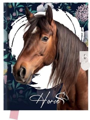 Pamiętnik z kłódką 80 kartek Horse. Wydawca: GDD. SmakLiter.pl Opakowanie Pamiętnik z kłódką 80 kartek Horse
