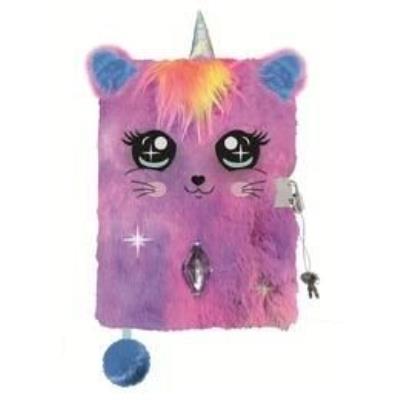 Opakowanie Pamiętnik z kłódką A5/96K 3D włochacz Catcorn