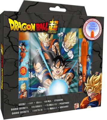 Pamiętnik z magicznym długopisem Dragon Ball Z DB00006. Wydawca: Kids Euroswan. SmakLiter.pl Opakowanie Pamiętnik z magicznym długopisem Dragon Ball Z DB00006