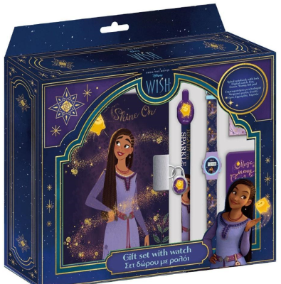 Pamiętnik z zegarkiem Wish. Wydawca: Diakakis. SmakLiter.pl Opakowanie Pamiętnik z zegarkiem Wish