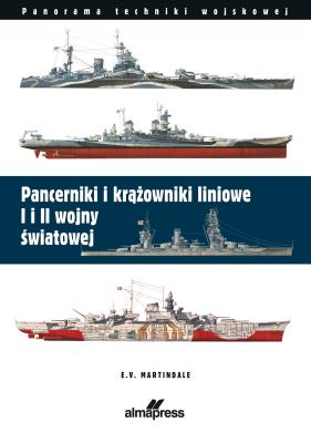 Okładka książki Pancerniki i krążowniki liniowe I i II wojny światowej