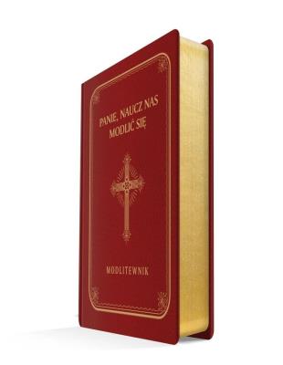 Okładka książki Panie, naucz nas modlić się bordo złocony DL