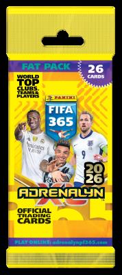 Opakowanie PANINI FIFA 365 ADRENALYN XL 2026 saszetka FAT PACK