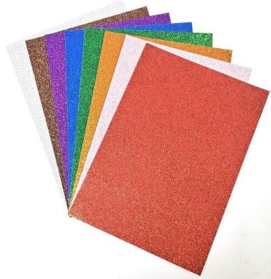 Opakowanie Papier kolorowy brokatowy A4 8 arkuszy wycinanki