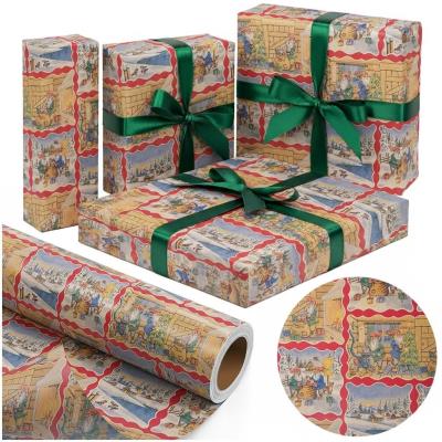 Opakowanie Papier kraft Świąteczne Opowieści 38cmx20m