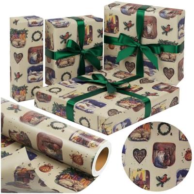 Opakowanie Papier kraftowy Retro Christmas X-Strong 38cmx20m