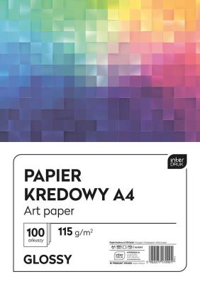Opakowanie Papier kredowany A4 100 kartek 115g błysk