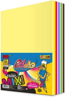Papier ksero A4 20 kolorów 500 arkuszy. Wydawca: Alfa Pastello. SmakLiter.pl Opakowanie Papier ksero A4 20 kolorów 500 arkuszy
