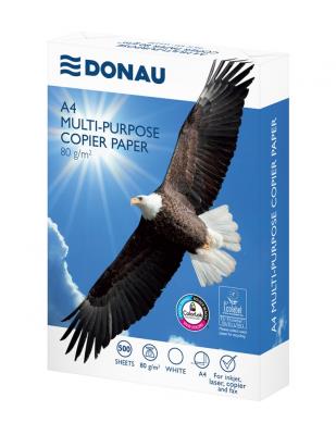 Papier ksero DONAU, A4, klasa C, 80gsm, 500 ark.. Wydawca: Donau. SmakLiter.pl Opakowanie Papier ksero DONAU, A4, klasa C, 80gsm, 500 ark.