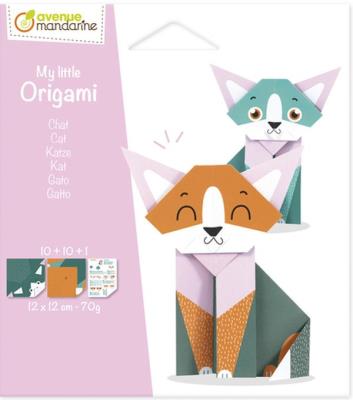 Opakowanie Papier origami 12x12 cm Kot 20 arkuszy
