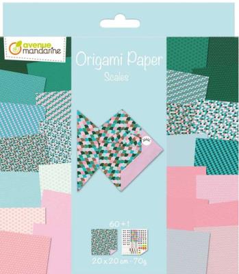 Opakowanie Papier origami Scales 20x20 cm 70g 60 arkuszy