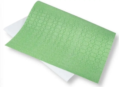 Papier ozdobny brokatowy 140g 40x60cm zielony 5ark. Wydawca: POLSIRHURT. SmakLiter.pl Opakowanie Papier ozdobny brokatowy 140g 40x60cm zielony 5ark