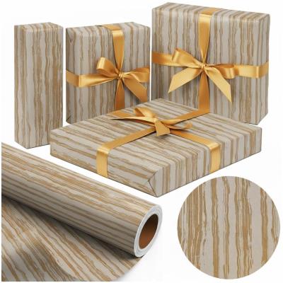 Opakowanie Papier ozdobny Złoty Kraft X-Strong 38cmx20m