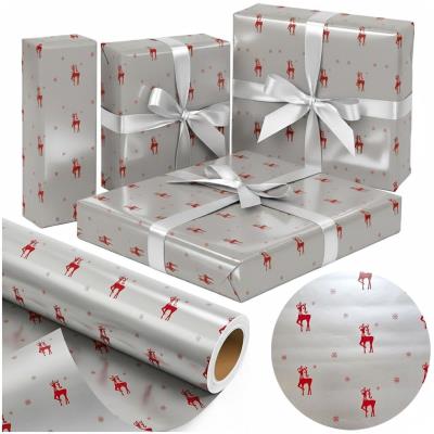 Opakowanie Papier srebrny Czerwony Renifer X-Strong 57cmx25m