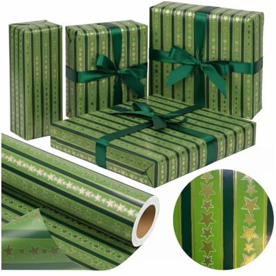 Opakowanie Papier Święta BN Złote Gwiazdy X-Strong 38cmx20m