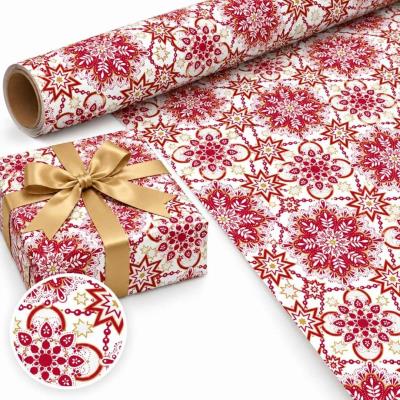 Opakowanie Papier święta Czerwone rozety X-Strong 38cmx20m